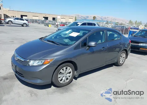 2012 Honda Civic Lx z USA, uszkodzony, nr VIN 19XFB2F5XCE389812
